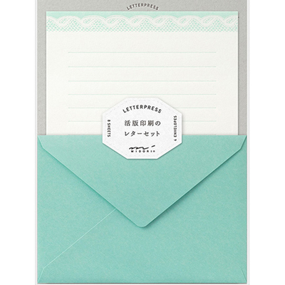 日本midori信封信纸和风表白礼物