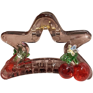 高级感五角星星抓夹女2026新款中号后脑勺盘发鲨鱼夹半扎发夹发卡