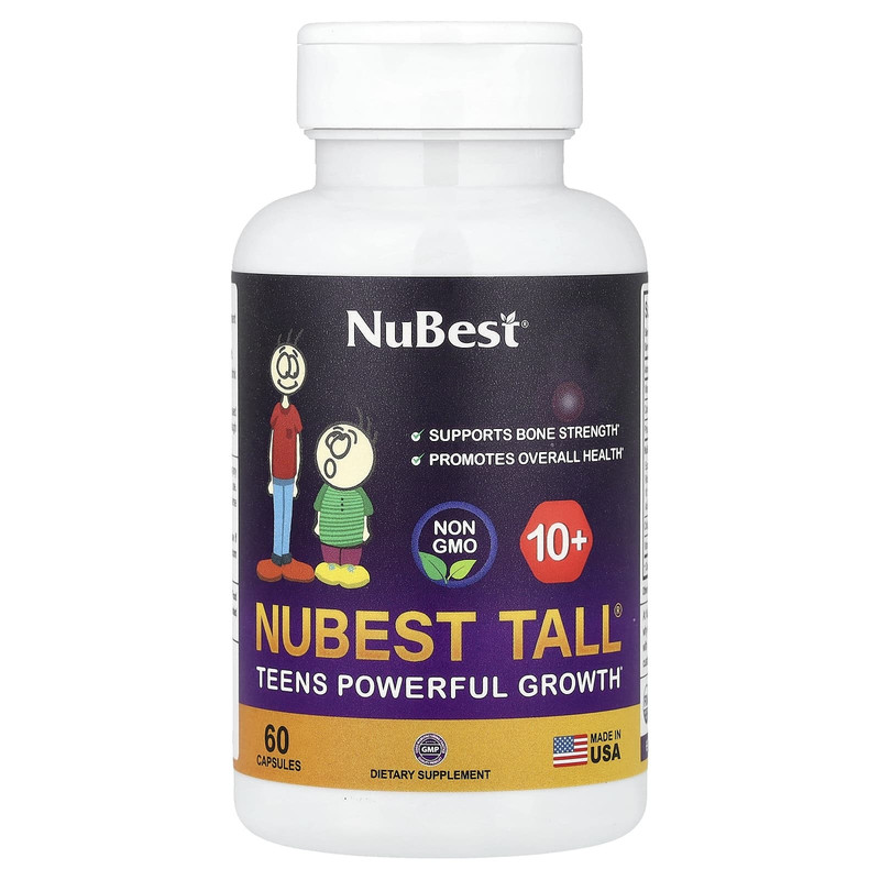 NuBest青少年骨骼健康成长10岁+膳食补充剂维生素D3K2钙