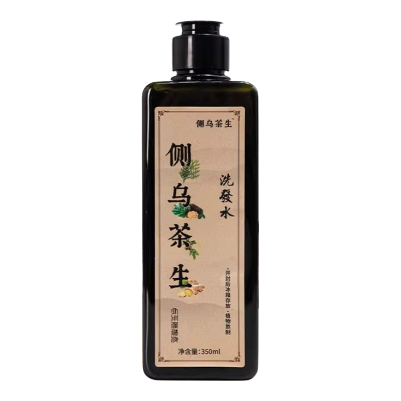 侧柏叶首乌洗发水手工草本植物养发天然无硅控油去屑止痒洗发水