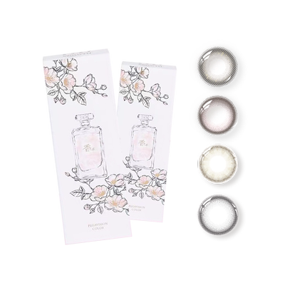 【自营】晶硕美瞳日抛盒10片装彩色隐形眼镜小直径女香水自然甜系