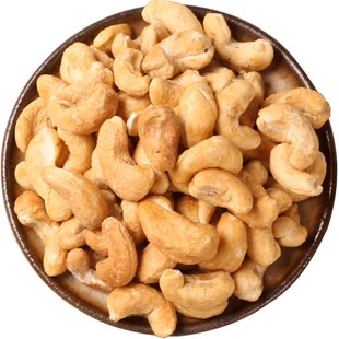 【汪记】去皮腰果休闲孕妇儿童坚果小零食干果腰果罐装268g