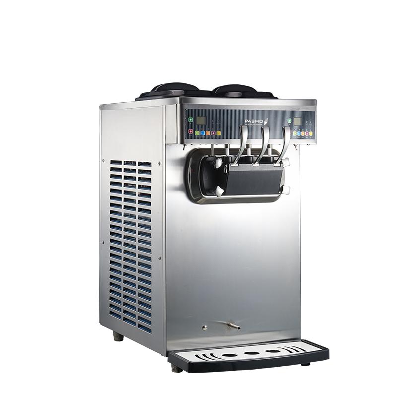Pasmo百世贸 全自动台式三头双缸商用软冰淇淋机 S230F