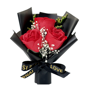 迷你精致小花束 车载出风口摆件婚礼伴手礼搭配生日七夕520小礼物