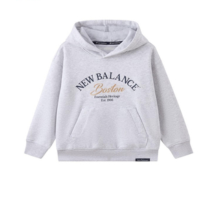NewBalance NB童装25秋新款男女童儿童韩版帽衫连帽卫衣7CF3E023