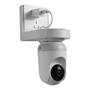 监控摄像头支架 免粘免打孔收纳架云台360吊装室内家用插座置物架