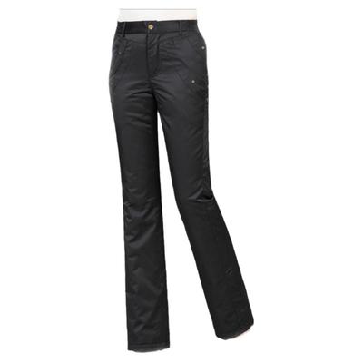 微喇叭高腰加厚羽绒裤女不钻绒