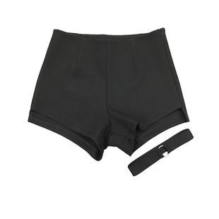 lisa同款女团打底安全超短裤高腰防走光黑色jazz跳舞蹈爵士热裤子