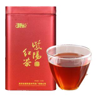 和平茶业新茶紫阳红茶一级浓香型茶叶紫阳富硒产区125g*4罐礼盒装
