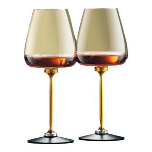 花式醒酒杯创意旋转高脚红酒杯家用套装网红水晶玻璃奢华高档杯子