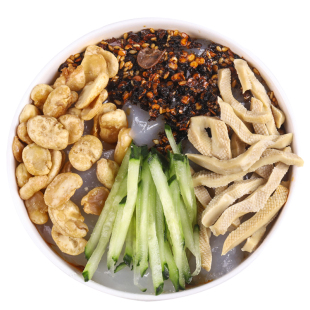 浑源凉粉小媳妇小高包邮山西特产大同顺意凉粉即食5盒装无礼盒