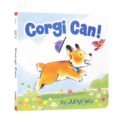 英文原版 Corgi Can 柯基犬会做的事情 2-6岁低幼儿童英语启蒙认知绘本 宝宝良好行为习惯养成亲子共读早教书 幼儿撕不烂纸板书