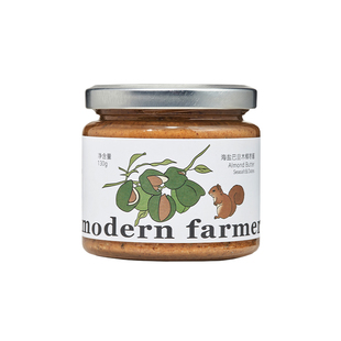 modern farmer海盐巴旦木椰枣酱扁桃仁酱杏仁坚果涂抹吐司早餐