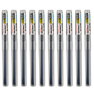 【10筒装】自动铅笔学生树脂活动铅芯