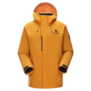 【鹅绒版】骆驼鹅绒羽绒服冲锋衣男女同款三合一防风御寒羽绒外套