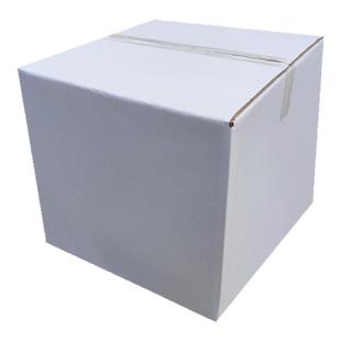 白色正方形纸箱子环创展览收纳画画手工白纸盒子长正方体彩色定制