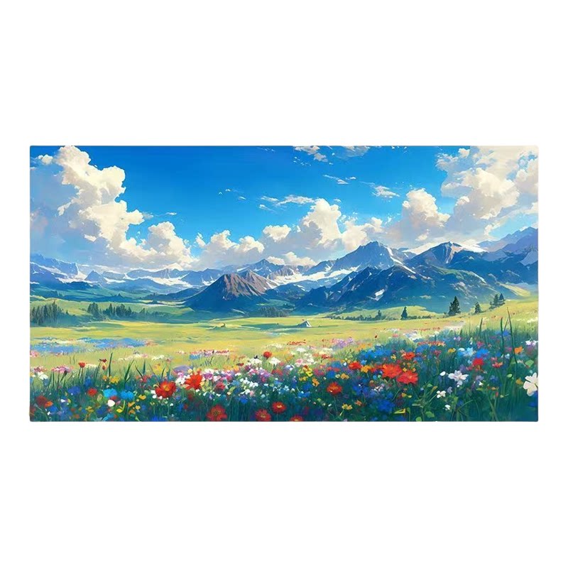 宫崎骏山水治愈自粘防水贴画