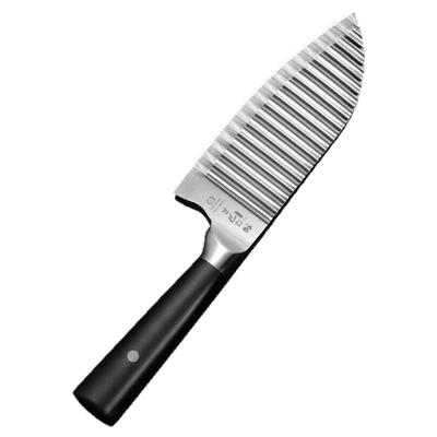 德系狼牙土豆刀具304不锈钢波浪刀切菜神器锯齿多功能新款波纹刀