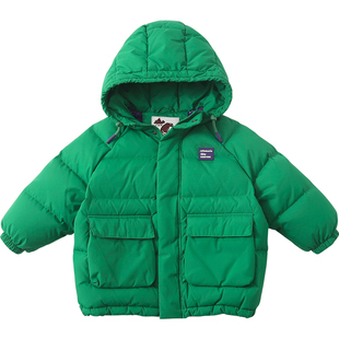 宝宝羽绒服男童装中小童22冬季新款儿童羽绒服加厚外套1-3-6-8岁