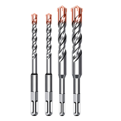 牛享十字冲击钻钻头高硬度电锤圆方柄混凝土钢筋打孔6电锺万用转