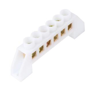 桥型零线排配电箱接线端子排大功率铜排接线柱5/6/7/8/10/12孔位