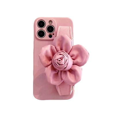 vivo适用y300手机壳S19赵露思同款Y200腕带X100花朵X70X60X80S18S15Y50t防摔Y37Y36m女y33s粉色S7S9e套Y76s