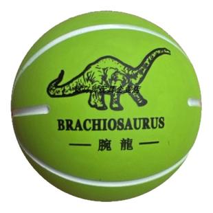 6cm橡胶弹力球儿童玩具小皮球幼儿恐龙小篮球宝宝迷你橡皮弹性球