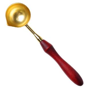 复古火漆印章勺子融化封蜡欧式火漆勺火漆蜡火漆章勺封蜡火漆勺子