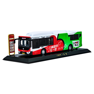 杭州1314中意巴士模型新年伴手礼