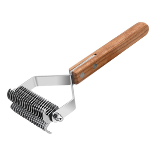 宠物梳子开结刷狗毛清洁神器猫咪祛浮毛专用美容实木梳子梳毛刷