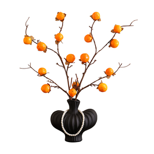 乔迁新居搬进新房装饰品客厅电视柜子摆件柿柿如意新年氛围高级感