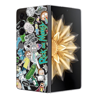 适用荣耀MagicV2/V3轻薄折叠屏手机壳磁吸V2至臻版裸机感后盖瑞克莫蒂防摔HonorMagicV5/VS3高级感时尚硬壳