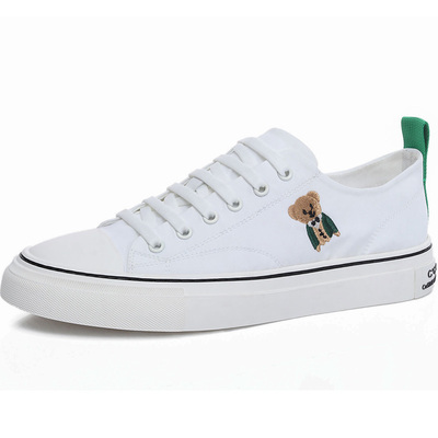 平底透气布鞋男时尚百搭刺绣板鞋