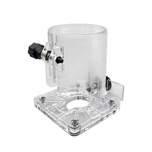 修边机直线导板底座透明罩木工雕刻机配件定位靠山护罩小锣机配件