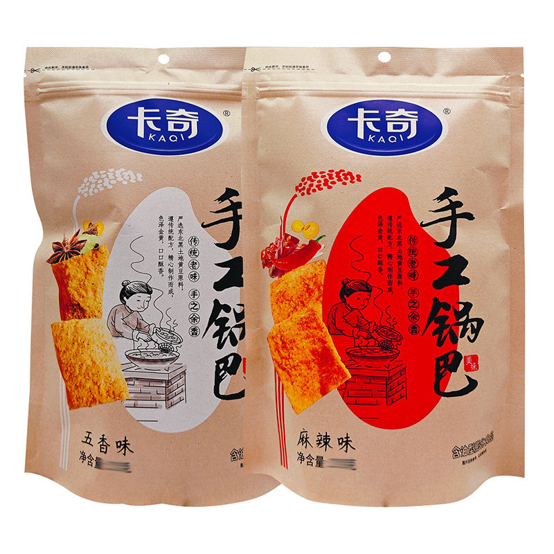 卡奇手工锅巴麻辣味五香味210g
