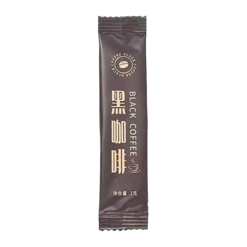 防困黑咖啡速溶咖啡00脂美式减燃苦咖啡代餐提神运动袋装拿铁烘焙