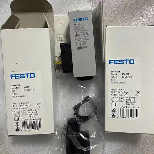 议价FESTO真空开关  VPEV-1/8 150261  VPEV-1/8-M12 192489原装