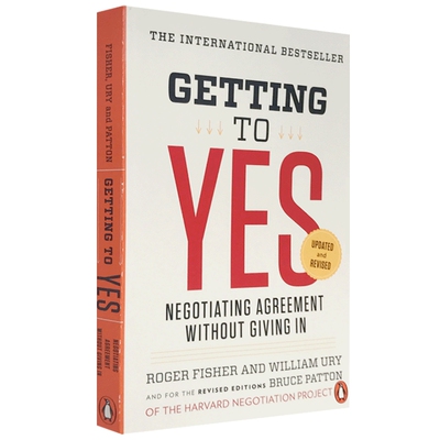 正版 谈判力 英文原版 Getting to Yes 经管营销书籍英文版 罗杰费希尔 Roger Fisher 哈佛大学谈判进口英语书