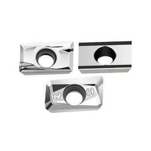 数控铝用刀片切断桃型外断屑铜铝1604铣刀片高光内孔车床合金刀粒