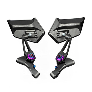 适用九号M85C+Mk2 M395CMAX MzMAX改装刀锋后视镜烧钛螺丝反光镜