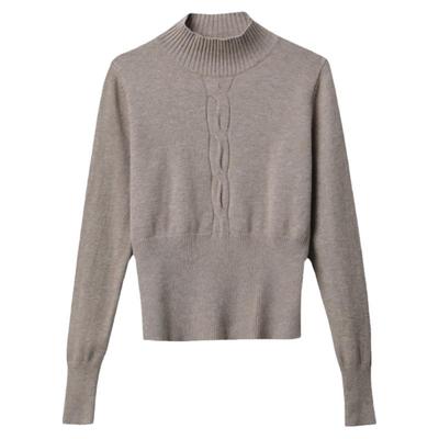 半高领毛衣女秋冬小个子针织衫