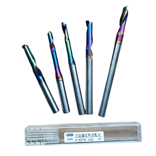 数控钨钢合金涂层进口金刚石钻头单刃仿形铣刀断桥铝用8*100锁孔