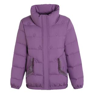 雪中飞短款小个子妈妈装羽绒服女式洋气时尚阔太太带毛领保暖外套