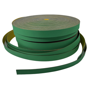 尼龙片基带高速传动带耐磨平皮带纺织龙带锭带黄绿工业同步传送带