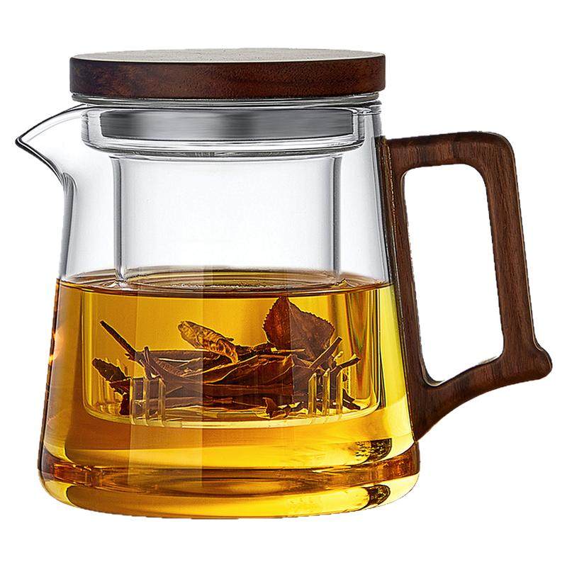 【3倍加厚】玻璃茶壶茶水分离