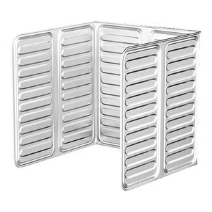 煤气灶铝箔挡油板家用灶台隔热板加高防溅油挡板厨房炒菜隔油板