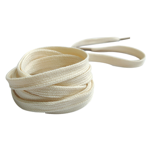 鞋带适配匡威高帮低帮帆布鞋女白色米色米白色米黄扁男款男布鞋女