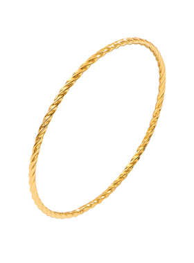 新款麻花扭线手镯女款不掉色镯子极简细款轻奢小众高级感轻奢手环