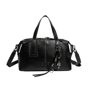 DAOR方耳波士顿包中号复古大容量手提包女2026新款通勤单肩斜挎包