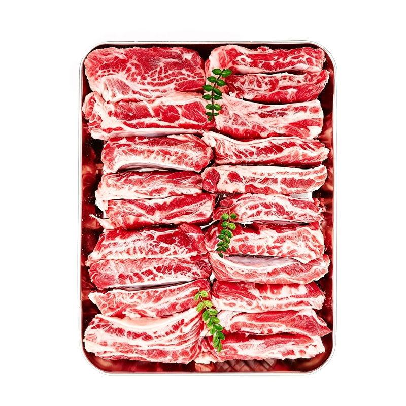 2斤装澳洲安格斯牛肋条 原切谷饲进口牛肉